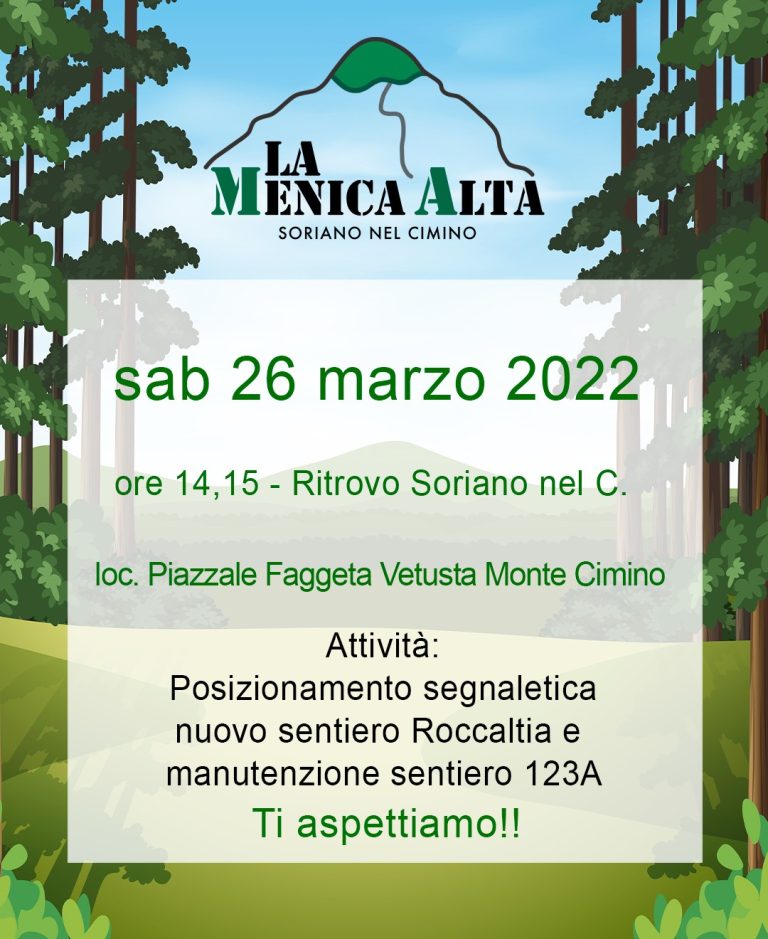 Scopri di più sull'articolo Manutenzione e migliorìa del sentiero CAI 123A