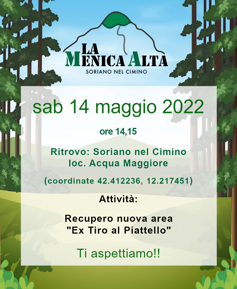 Scopri di più sull'articolo Pulizia dell’area denominata “Ex Tiro al Piattello”