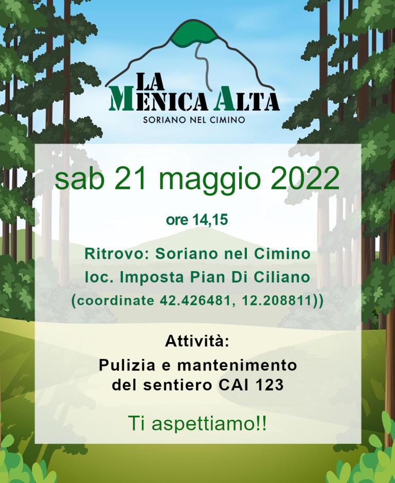 Scopri di più sull'articolo Pulizia e mantenimento del sentiero CAI 123