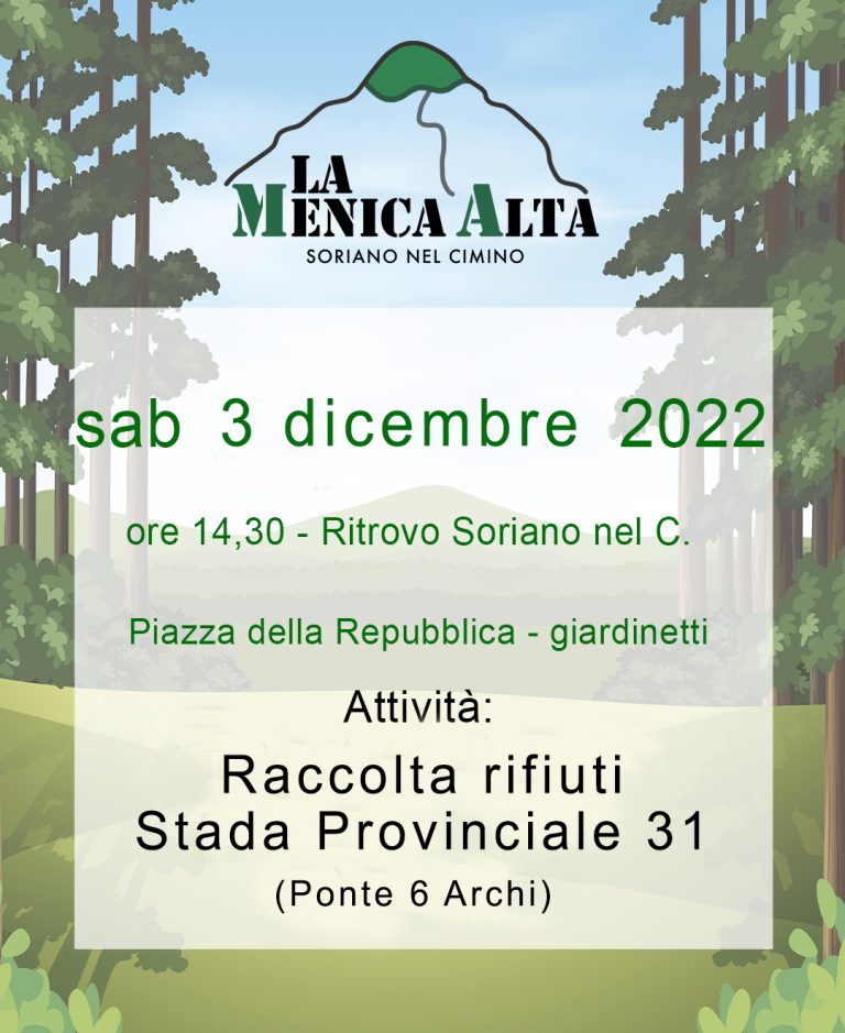 Scopri di più sull'articolo Raccolta rifiuti in Strada Provinciale 31 “Ponte a sei Archi”