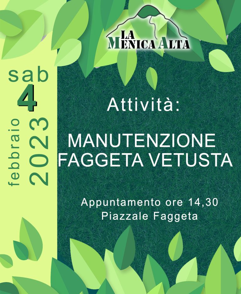 Scopri di più sull'articolo 04/02/2023 – Installazione segnaletica Faggeta Vetusta