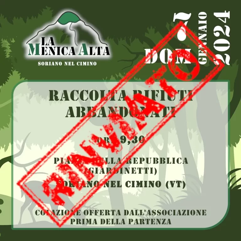 Scopri di più sull'articolo 07/01/2024 – Raccolta rifiuti