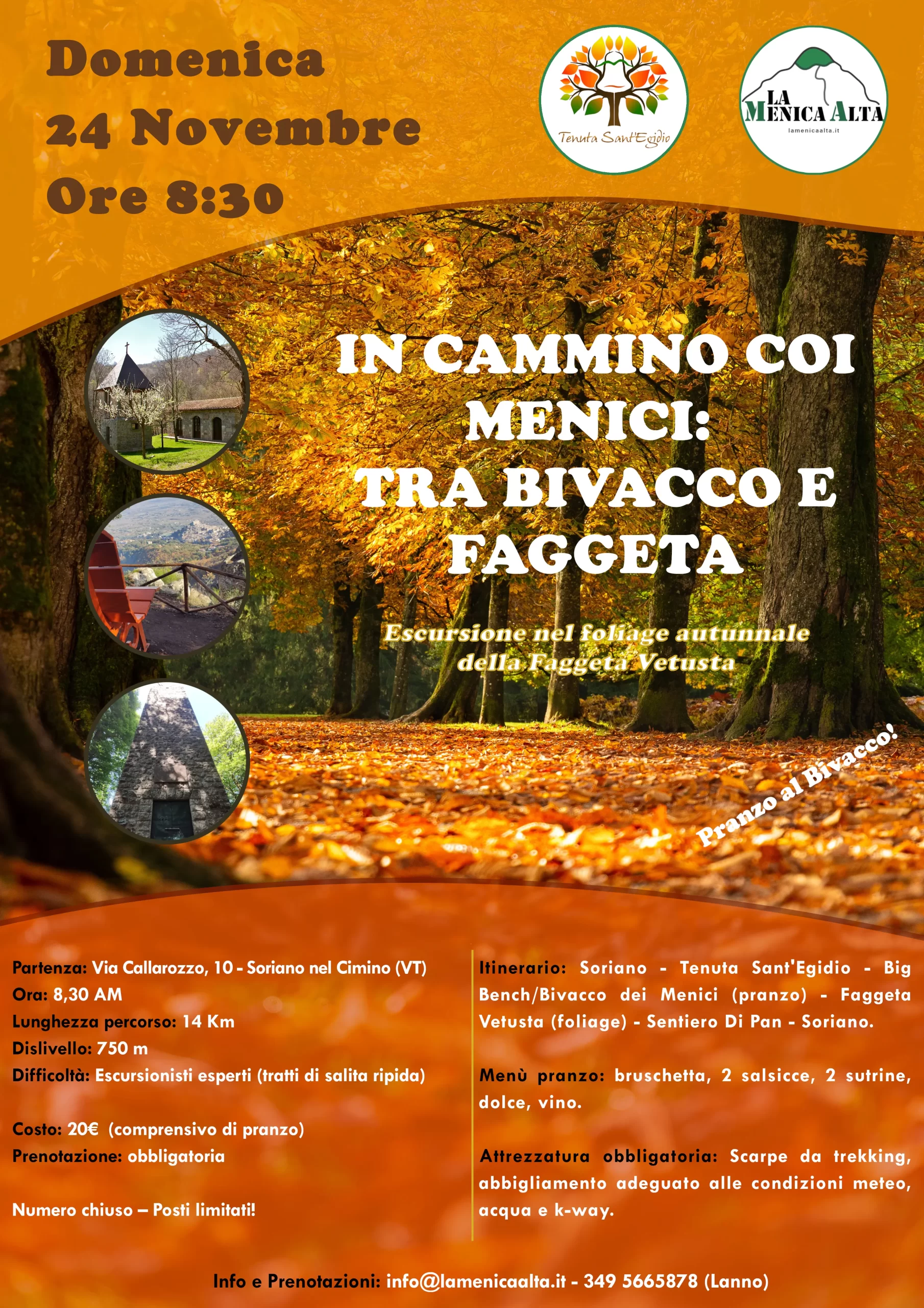 Locandina Escursione 24-11-2024